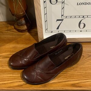 Brown Leather Women's Loafers